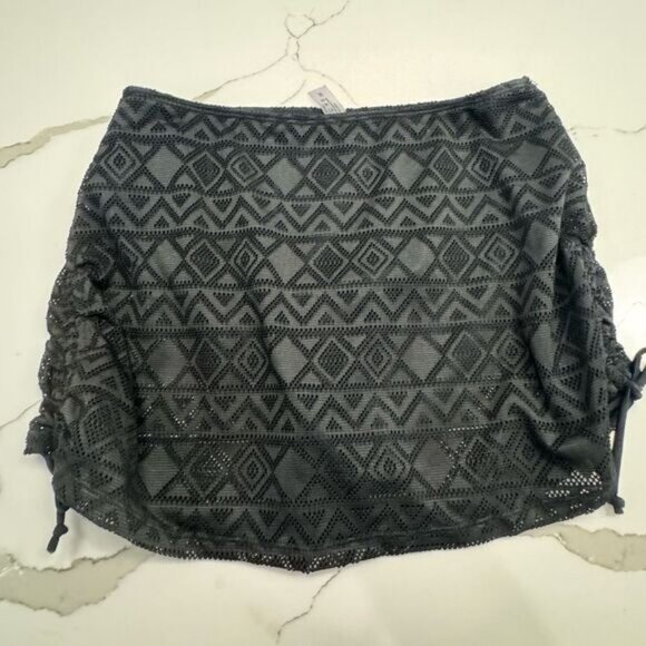 None Other - Gray Patterned Womens Skirt